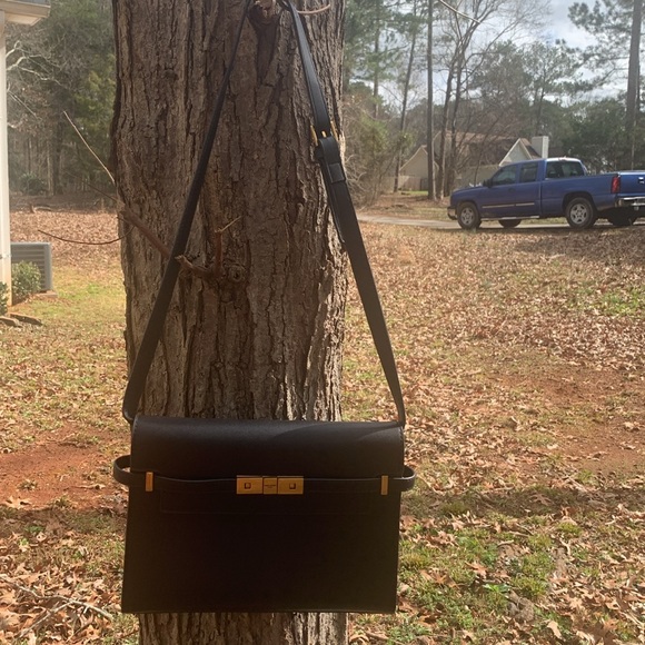 Saint Laurent All Crossbody Bags. Mini Manhattan in Box Crossbody Bag - Picture 11 of 16